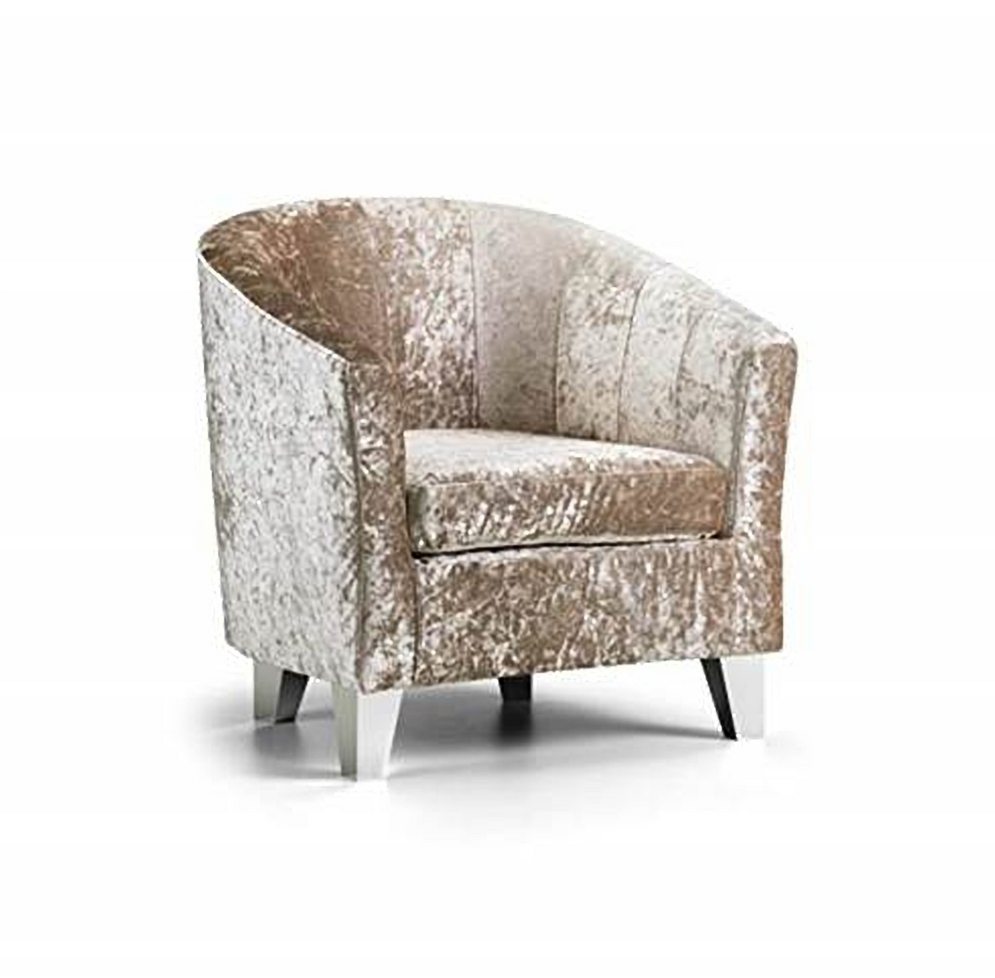 Crushed Velvet Tub Chair