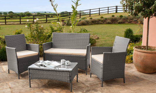 Eco Rattan Garden Furniture Set