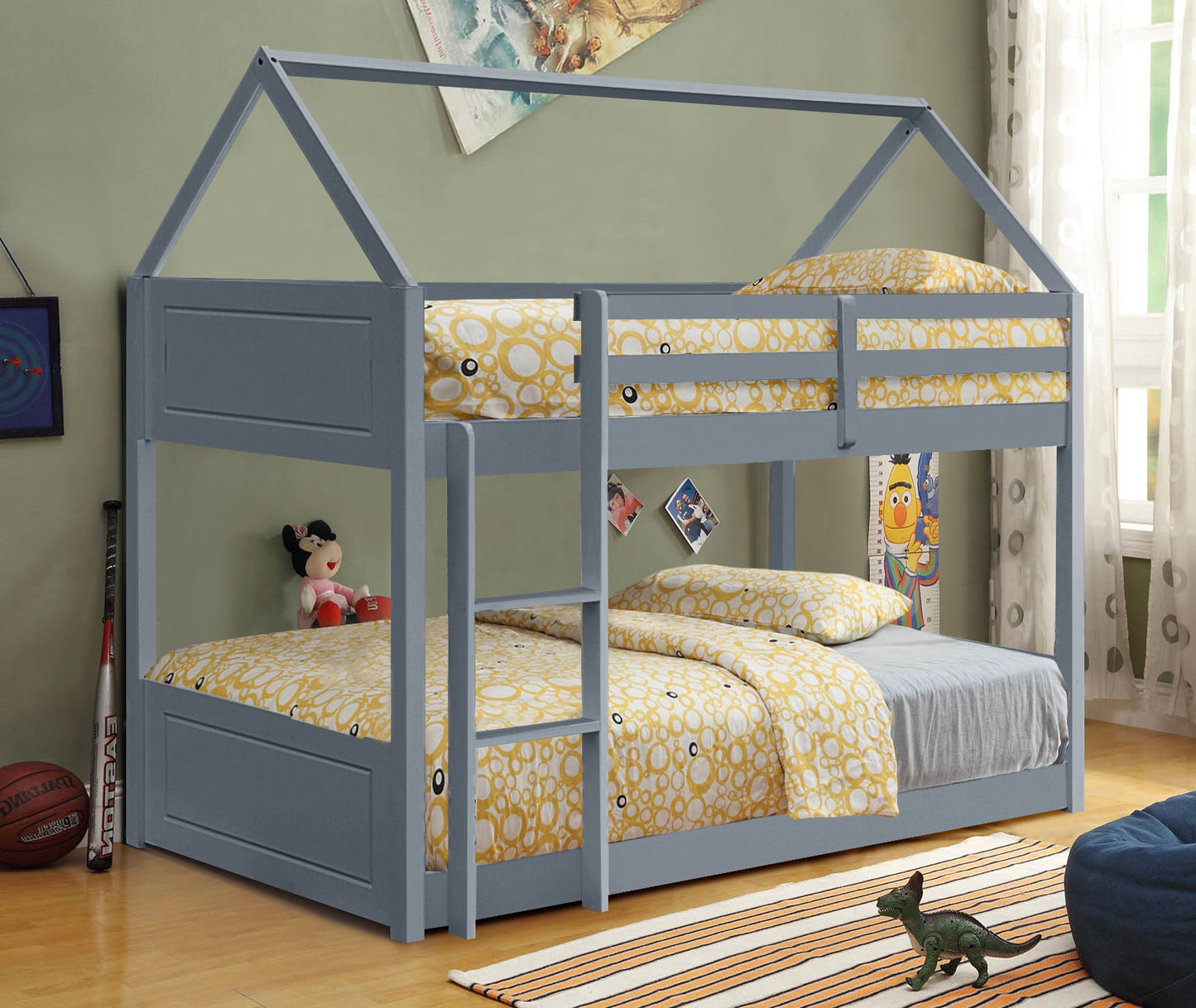 Doddington 3ft House Style Bunkbed