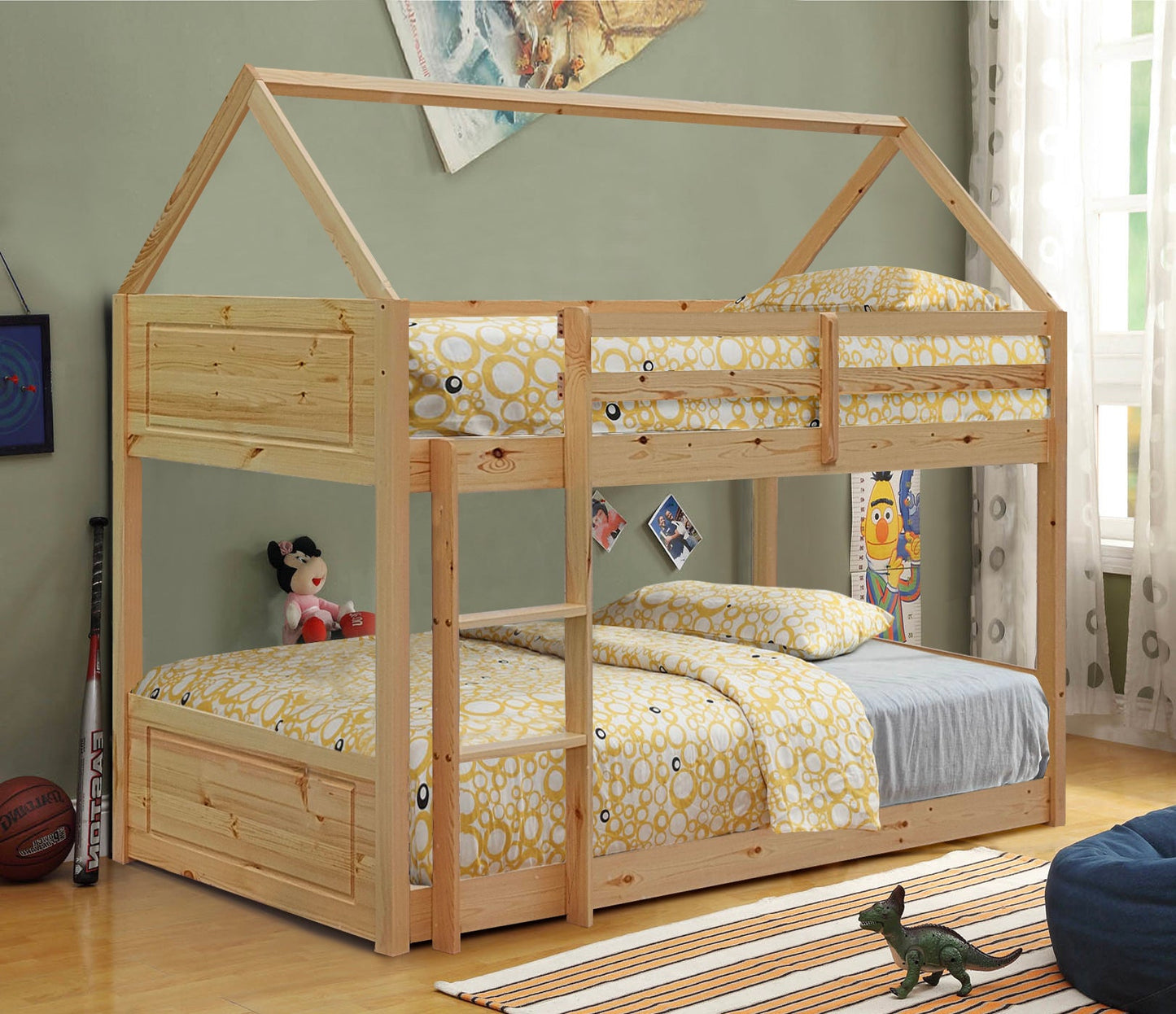 Doddington 3ft House Style Bunkbed