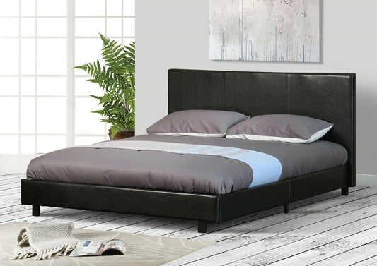 Faux Leather Prado Bed with optional Mattress