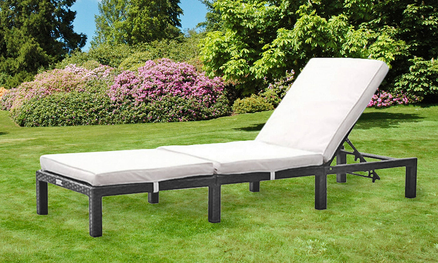 Rattan Sun Lounger