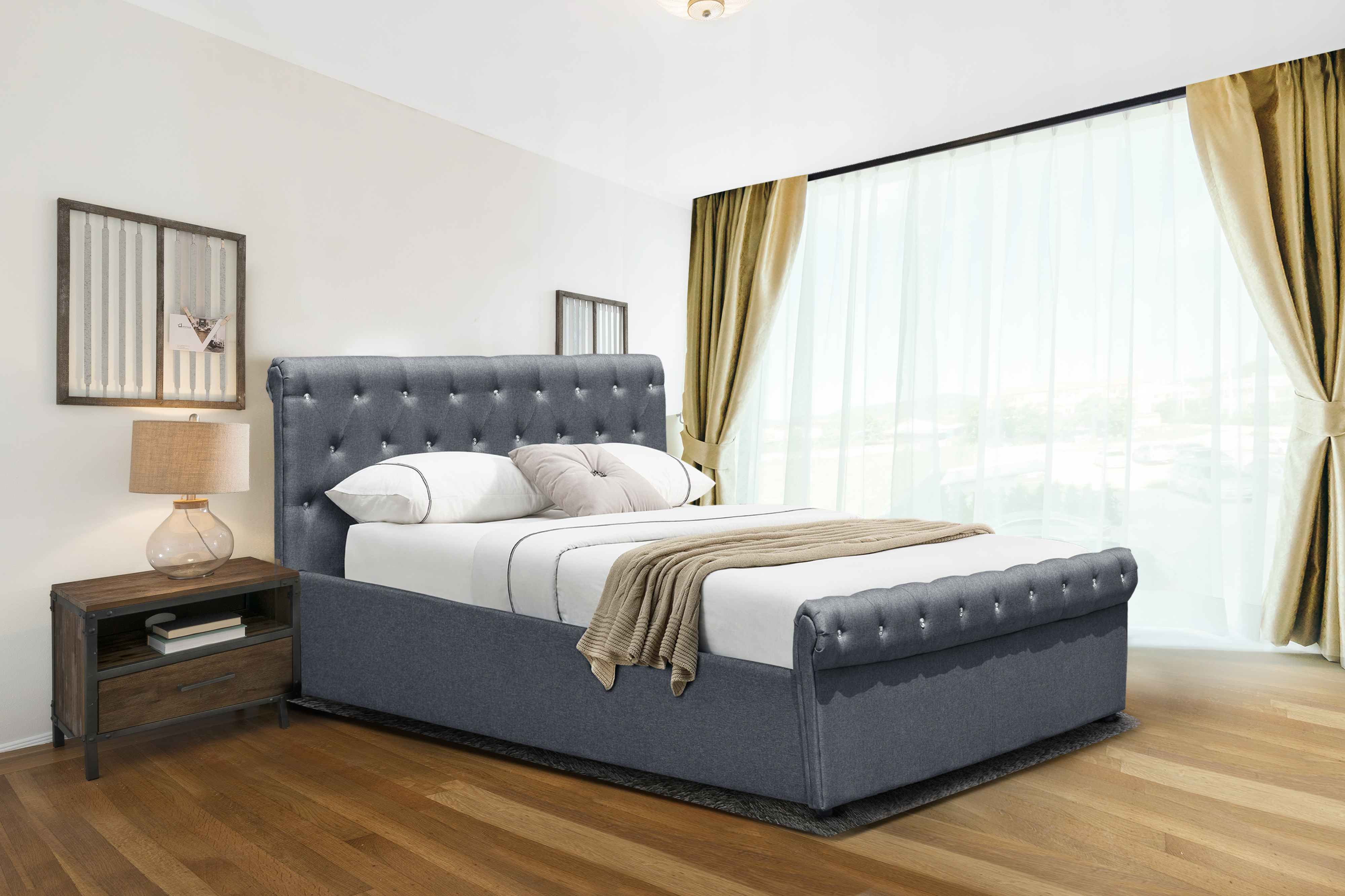 ottoman bed with mattress deals