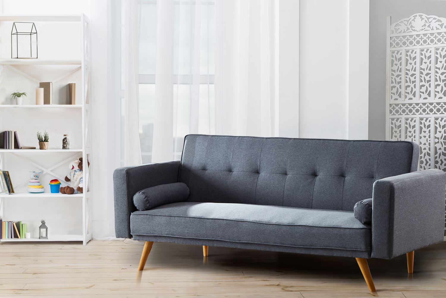 kingston fabric sofa bed